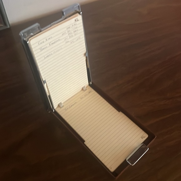 Vintage Mid Century Modern Lion Flip Address Book with Atomic Starburst. - Picture 4 of 6